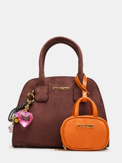 STEVE MADDEN MOORE BAG CHOCOLATE