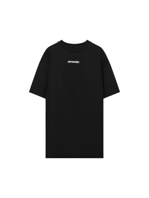 Off-White Off-White Arrows Print Crewneck Tee 'Black/Orange