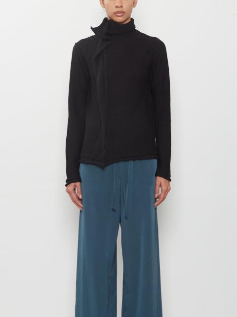 Y's Drape High Neck Wool Sweater