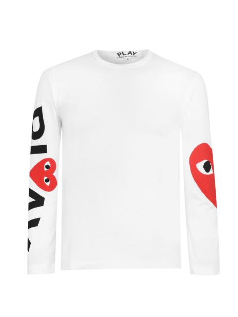 Comme Des Garçons Long Sleeve Hear T Shirt