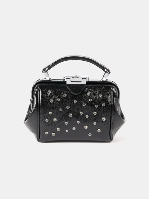 Cambridge Satchel The Mini Sophie - High Shine Black Grain with Swarovski® Crystals