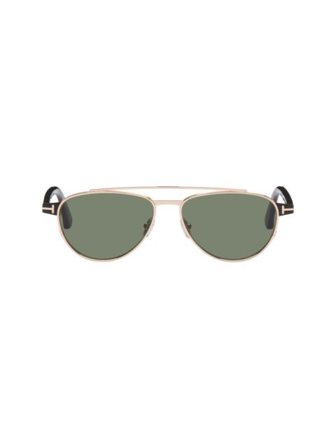 TOM FORD Gold Anthony Sunglasses
