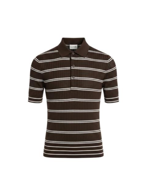 CLOSED Striped wool polo shirt