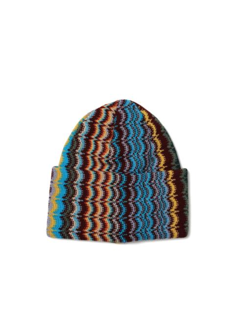 Missoni zigzag wool beanie hat