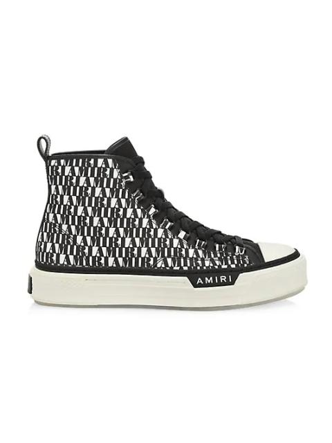 AMIRI Court High Sneakers Black And White