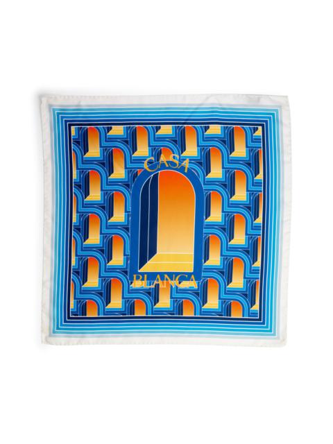 CASABLANCA L'Arche De Nuit Medium Silk Scarf