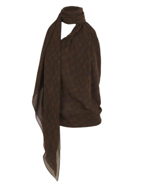 cortana Georgette halterneck top