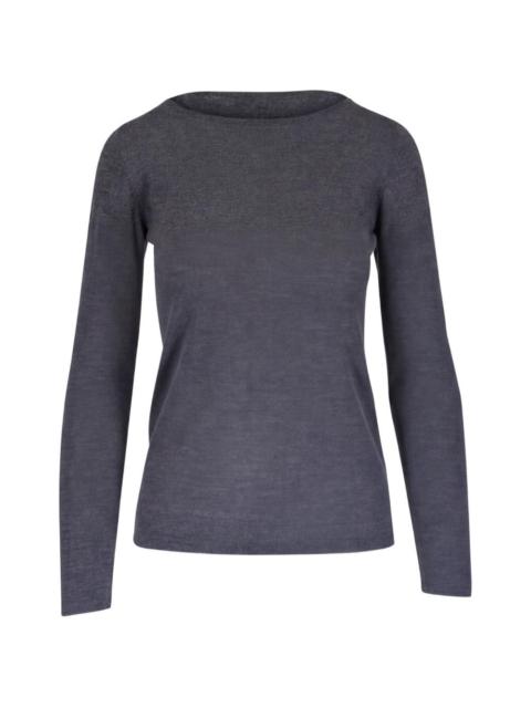 Brunello Cucinelli fine-knit boat-neck cashmere sweater