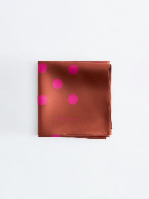 & Other Stories Polkadot Print Scarf
