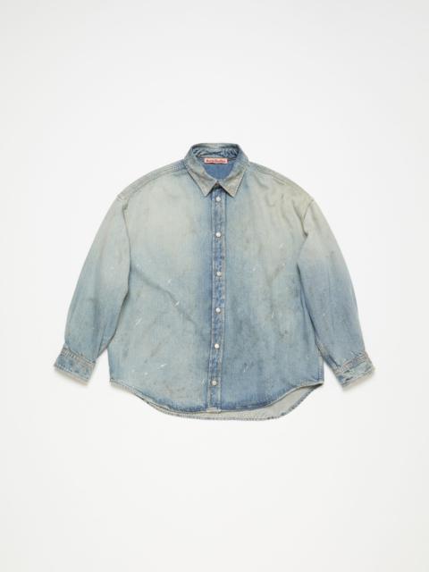 Acne Studios Denim button-up shirt - Light blue