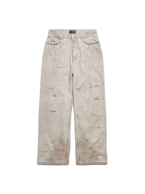 BALENCIAGA Super Destroyed Baggy Pants in Black