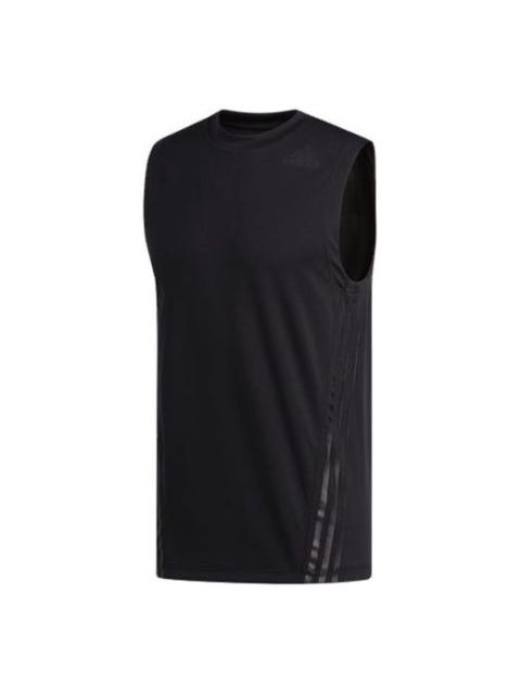 adidas adidas Solid Color Training Sports Vest Black FL4317
