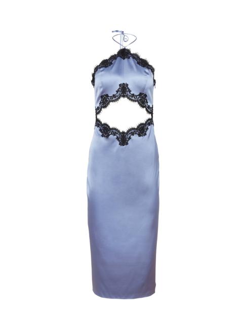 Fleur du Mal Silk & Lace Halter Slip