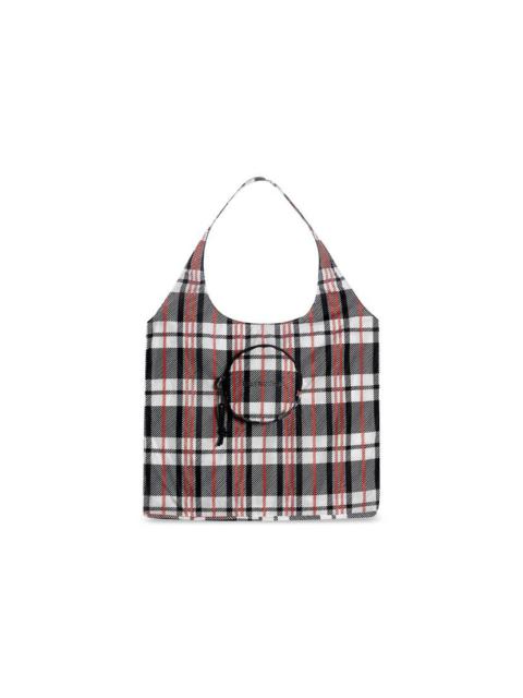BALENCIAGA Expandable Grocery Shopper Bag in Black