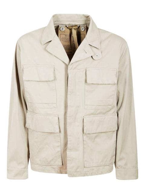 Ten C multi-pocket zip-fastening jacket