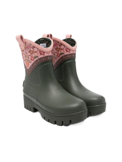 Barbour x Farm Rio Thais rain boots