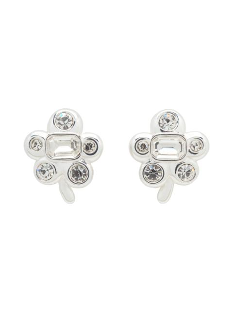 Collina Strada SILVER CLEAR DAIZE EARRINGS