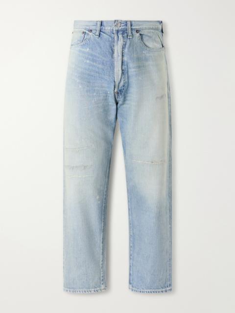 A.PRESSE No. 37 Wide-Leg Distressed Jeans