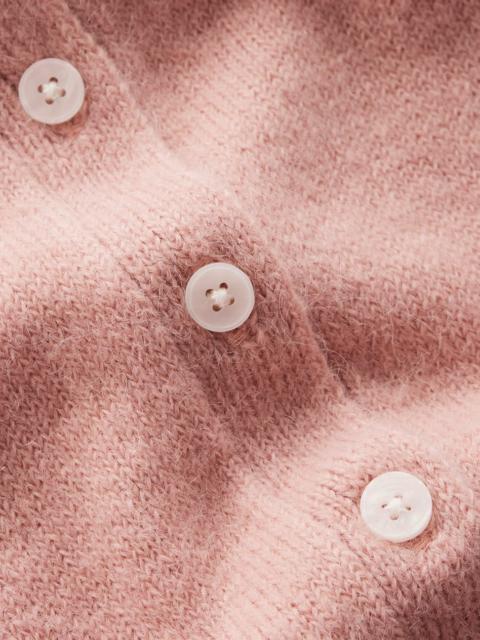 BODEN Collared Tie Front Cardigan-Misty Rose Pink