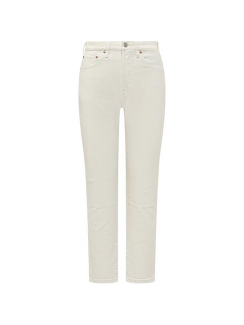 Levi's 501 cropped denim