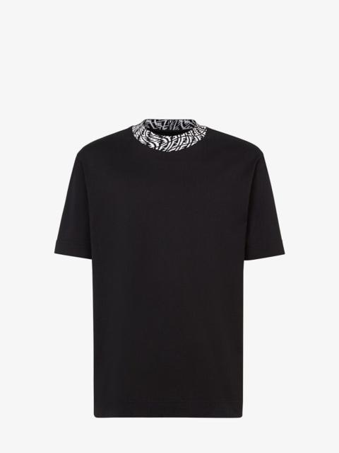 FENDI Black jersey T-shirt