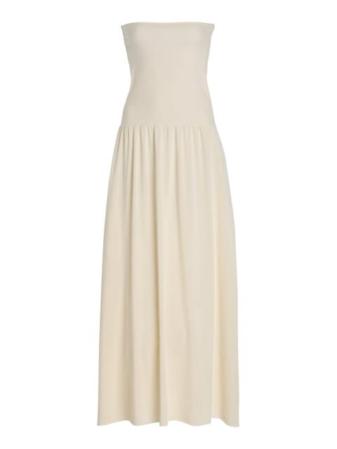 ERES Oda Jersey Cover-Up Maxi Dress ivory