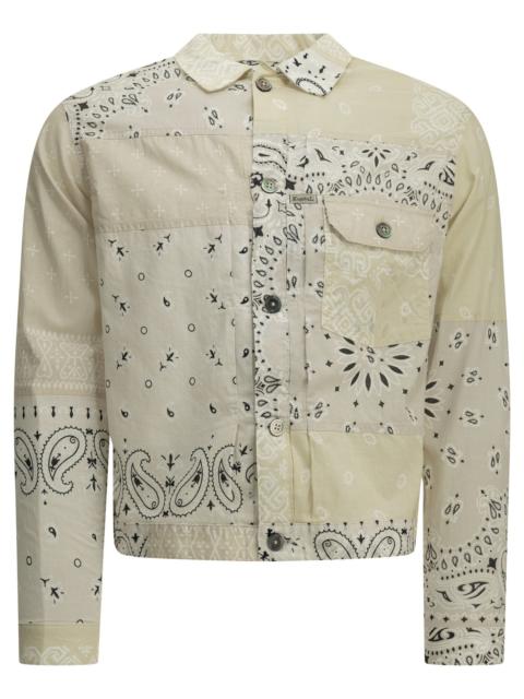 Kapital Kapital Bandana Patchwork Jacket Beige