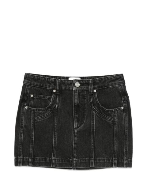 Isabel Marant Étoile five-pockets denim mini skirt