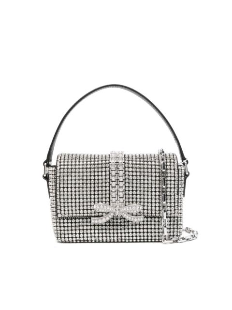 self-portrait gem-embellished shoulder bag