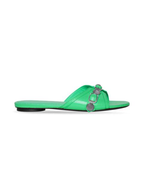 BALENCIAGA Women's Cagole Sandal in Green