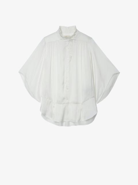 Zadig & Voltaire Taro Satin Top