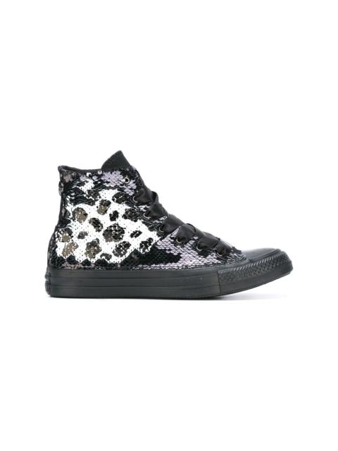 Converse '모든 별' sequin hi-top 운동화