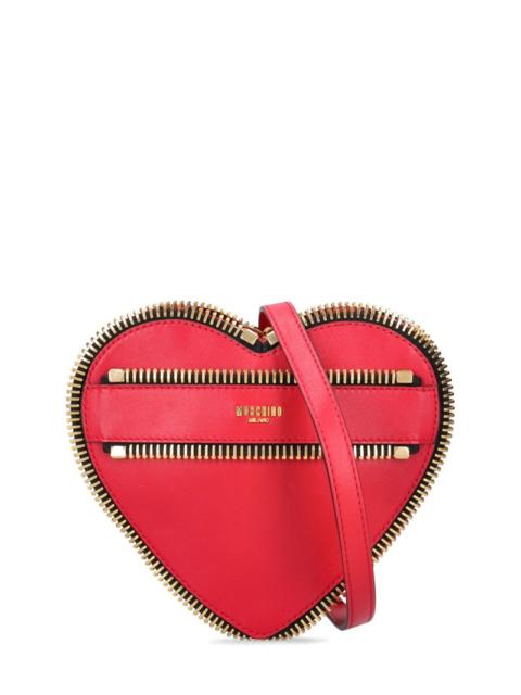 Moschino Rider leather heart bag