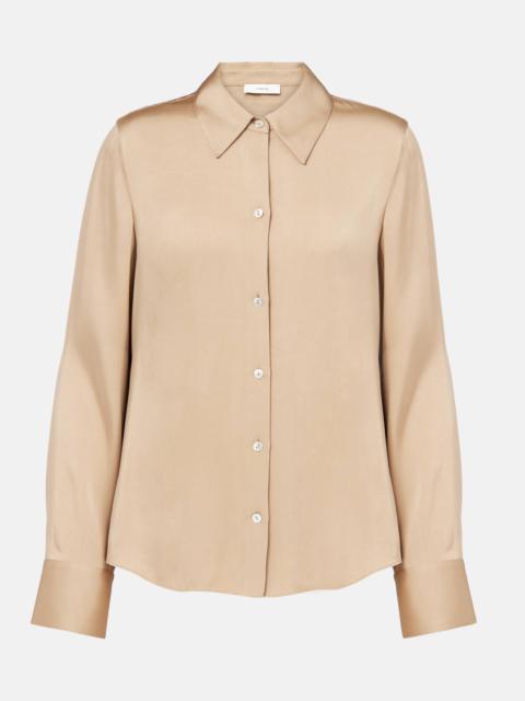 Vince Silk-blend satin shirt