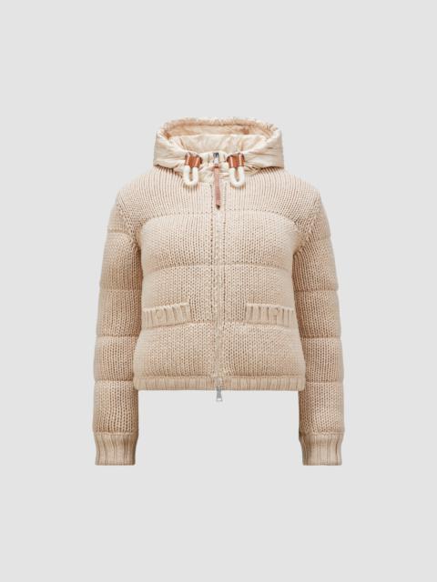 Moncler Padded Wool Zip-Up Hoodie