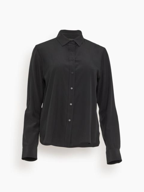 NILI LOTAN Gaia Slim Shirt in Black
