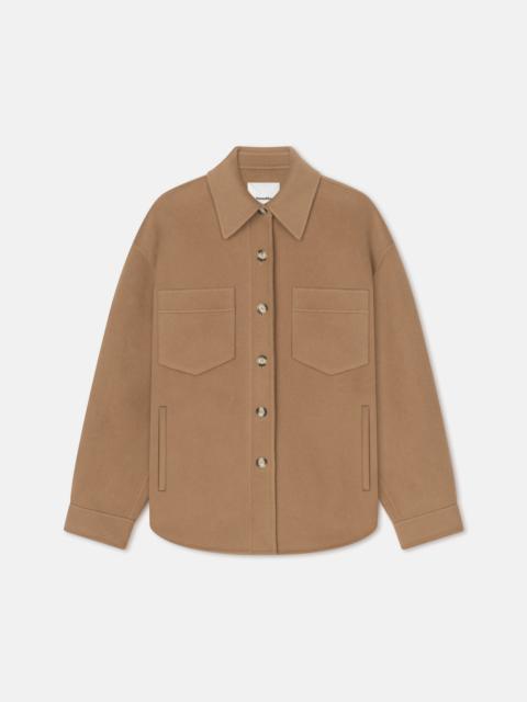 Nanushka Double Wool Silk Overshirt