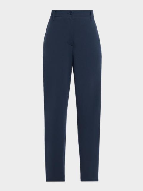 EILEEN FISHER Tapered Double-Knit Trousers