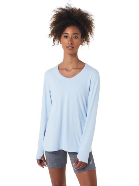Asics WOMEN'S LONG SLEEVE HEATHER TOP
