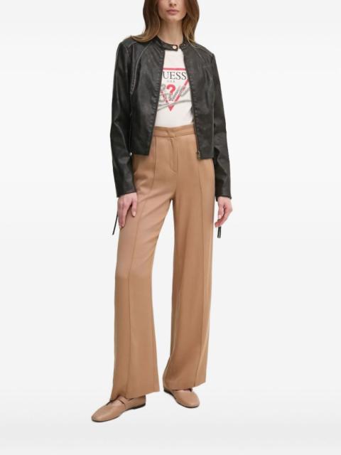 GUESS USA zip-fastening panelled jacket