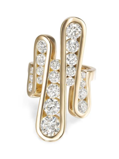 MELISSA KAYE Diamond Large Daphne Joy Ring