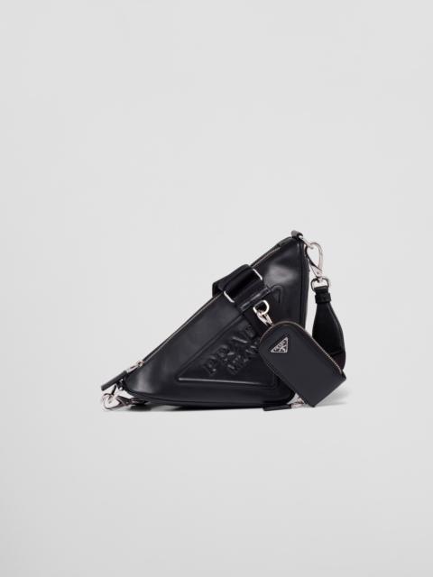 Prada Prada Triangle leather shoulder bag