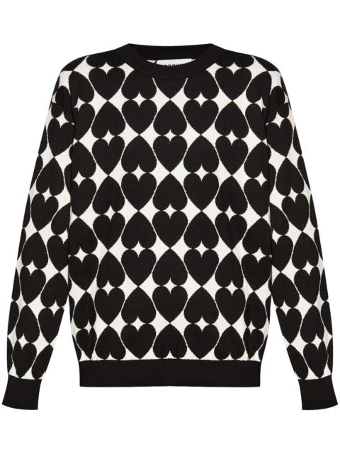 Moschino intarsia-knit jumper