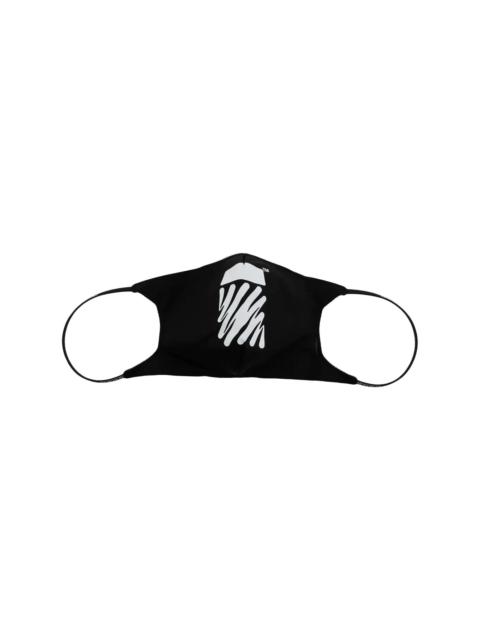 Off-White Diag-stripe print face mask