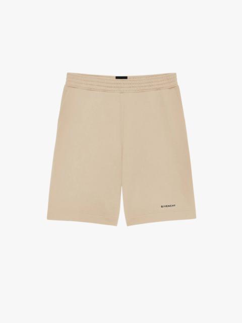 Givenchy BERMUDA IN FELPA WITH PRINT