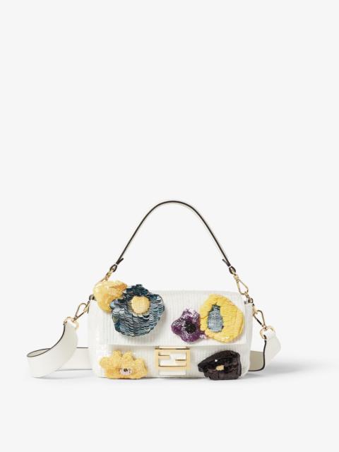 FENDI Baguette® Multicolor sequin Sunny Side Flowers bag
