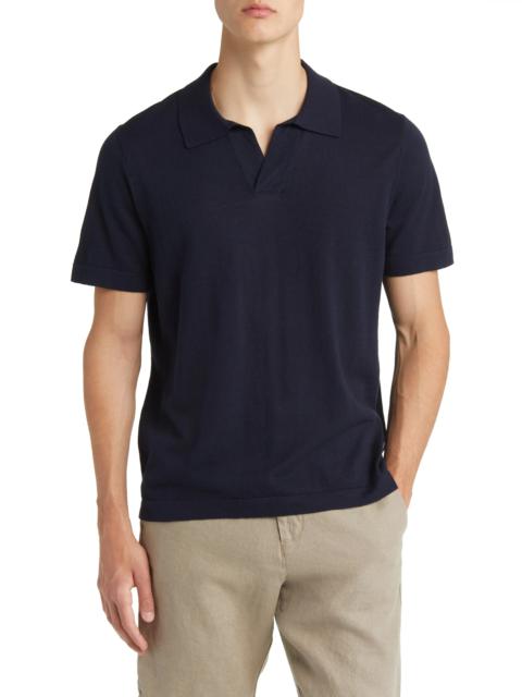 NN07 Ryan 6311 Cotton & Linen Johnny Collar Polo