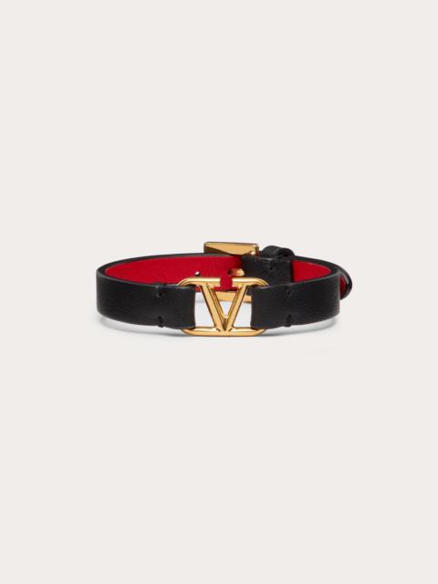 Valentino VLOGO SIGNATURE CALFSKIN BRACELET
