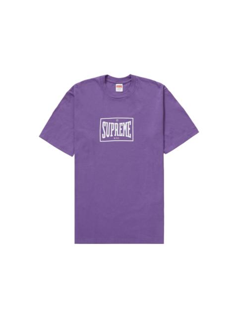 Supreme 최고는 티 'Purple를 데웁니다 이름 *