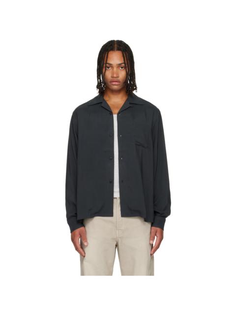 visvim Black Keesey Long Sleeve Shirt